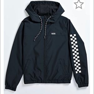 Vans Kastle Black Windbreaker Jacket